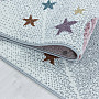 Luxusný detský kusový koberec FUNNY vesmír biely