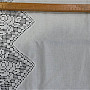 Bavlnená záclonka GLORY s háčkovanou čipkou 50 cm