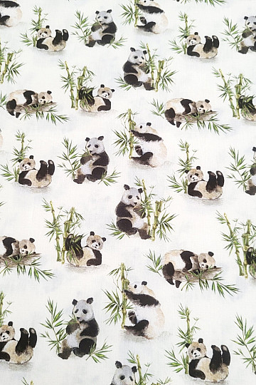 Bavlnená látka PANDA