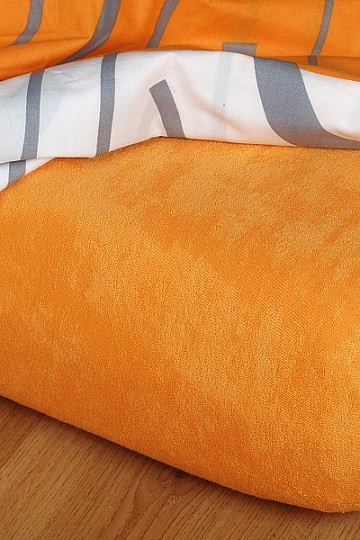 Froté prestieradlo farba pomaranč