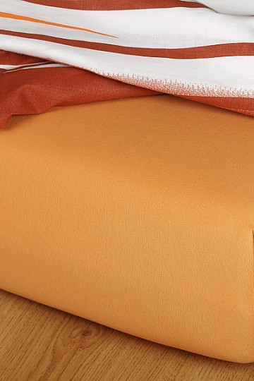 Jersey prestieradlo farba karamel