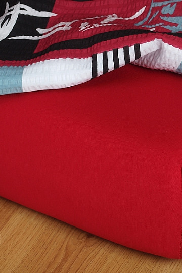 Jersey prestieradlo farba vínová