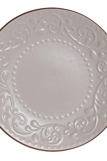 Tanier dezertný BEIGE RELIEF 21x2.5cm béžový