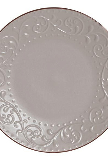 Tanier plytký BEIGE RELIEF 27.5x2cm béžový