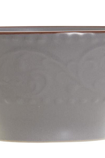 Miska GREY RELIEF 14.7x7.7 cm sivá