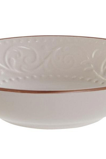 Tanier hlboký BEIGE RELIEF 20.5x5cm béžový