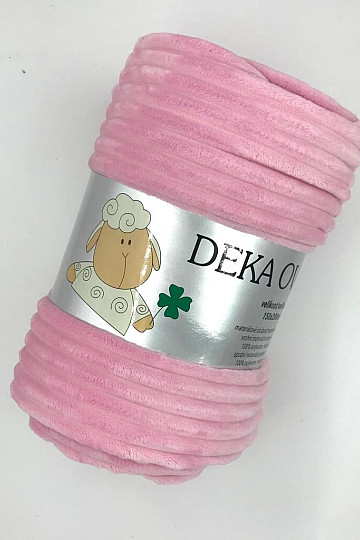 deka z mikrovlákna EXTRA MÄKKÁ OVEČKA manžester - ružová