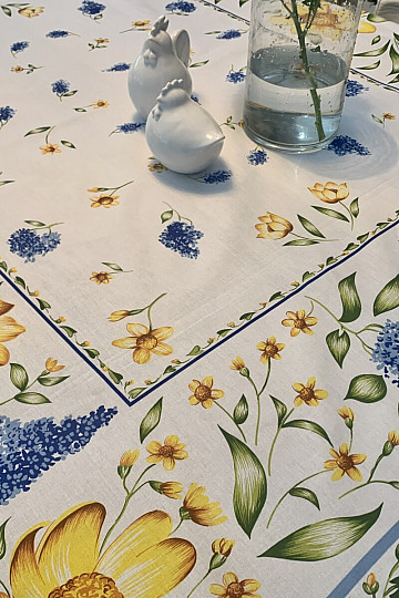 Obrus a kruh JARNÉ KVETY