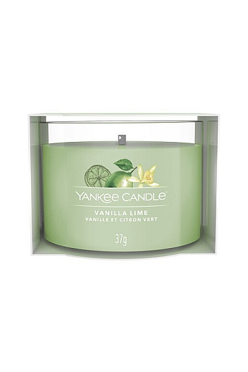 sviečka YANKEE CANDLE vôňa VANILLA LIME V SKLE 37 g