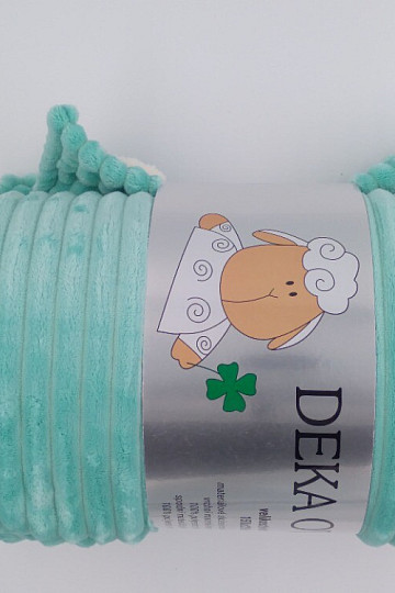 deka EXTRA mäkká ovečka - manžester MENTOLOVÁ 150x200