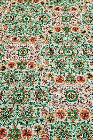 Dekoračná látka INDIA zelená