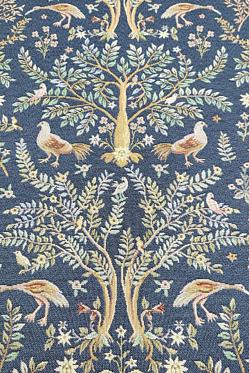 Gobelínová látka WILLIAM MORRIS modrý