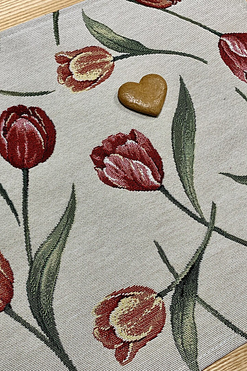 Gobelínová prestierka TULIPÁNY III veľký vzor