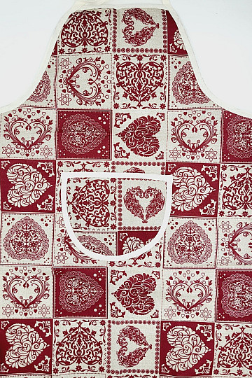 Zástera s trakmi PATCHWORK SRDCA