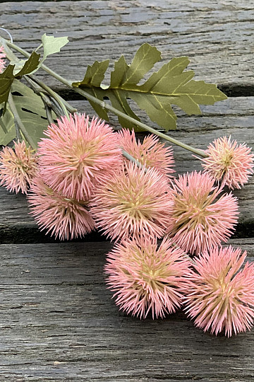 DRY PLASTIC POMPOM RUŽOVÁ