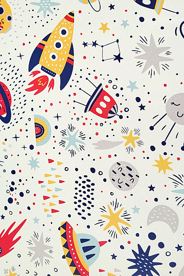 Dekoračná látka BLACK OUT VESMÍR