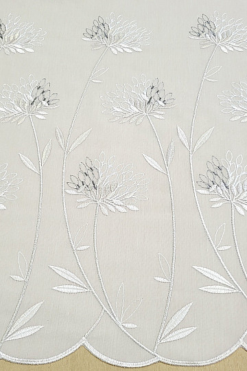 Luxusná záclona GERSTER 11868 béžová výšivka