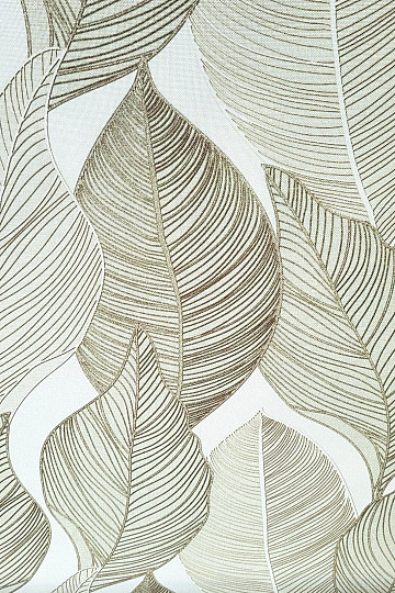 Dekoračná látka MAXI LISTY sv. zelené