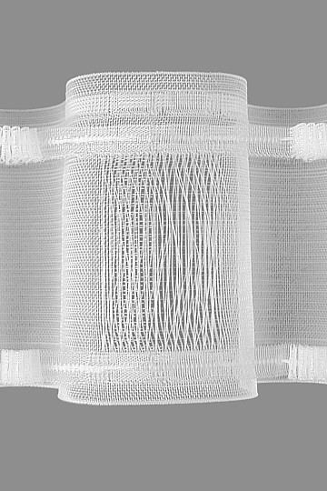 Riasiaca stuha WAVE na záclonu 10 cm, 1:2 - jazdec/tyč