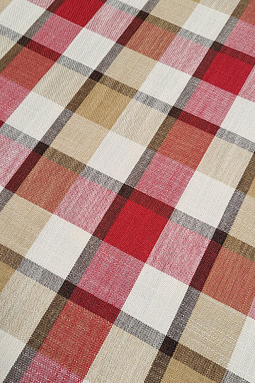 Dekoračná látka ATILA ČERVENÁ