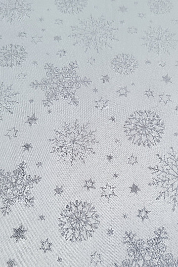 Dekoračná jednofarebná látka VLOČKY MIX SIVÉ