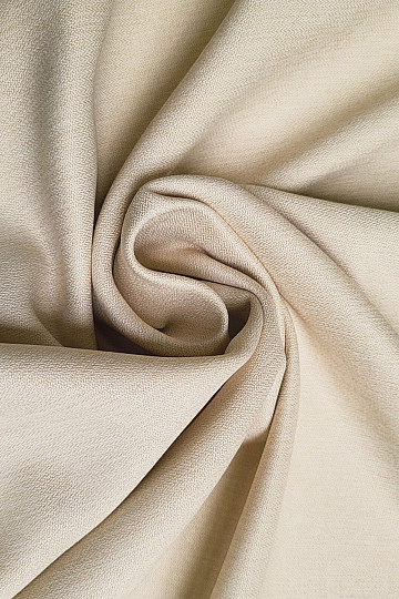 Luxusná jednofarebná dizajnová dekoračná látka GERSTER 7032/0023 BÉŽOVÁ