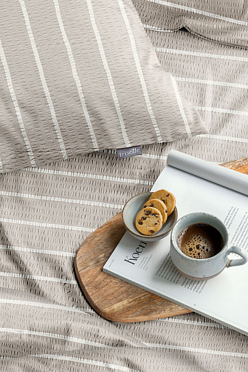 IRISETTE luxusný jemný krep EASY 8548-80 Pruhy