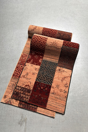 Luxusný vlnený behúň ROYAL PATCHWORK cream
