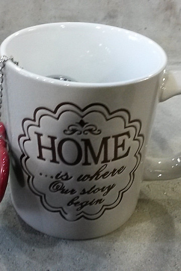 Hrnček so sietkom HOME