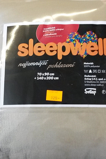 obliečky z mikroflanel UNI sivobéžová