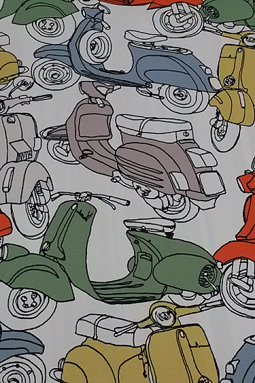 Dekoračná látka MOTOS white/color