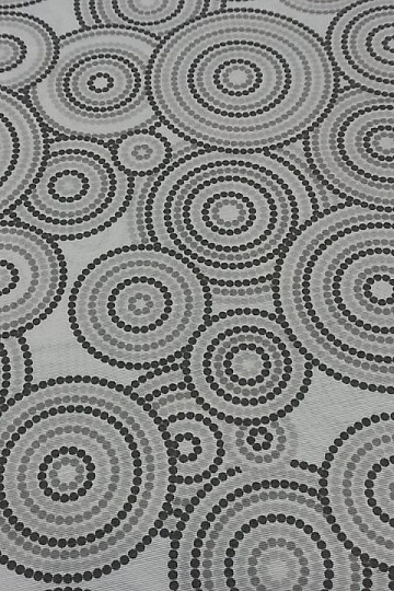 Dekoračná látka MANDALA ECO sivá
