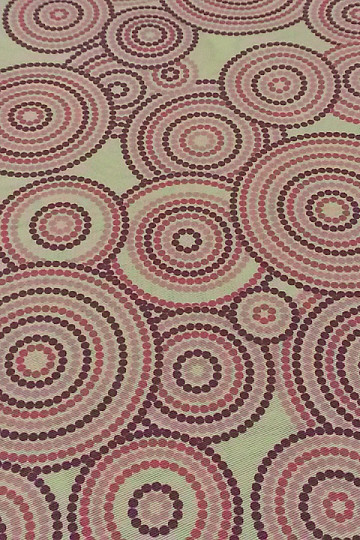 Dekoračná látka MANDALA ECO lila