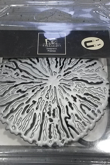 Úväz na záves magnet CORALLY silver