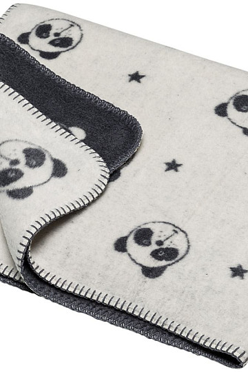 Detská bavlnená deka DF PANDA 100x150