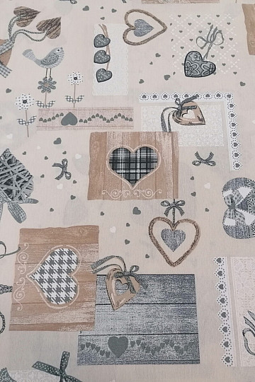 Dekoračná látka TM PATCHWORK beige
