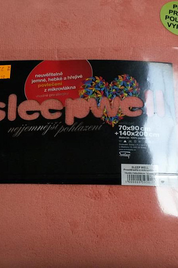 obliečky z mikrovlákna UNI terakota SLEEP WELL