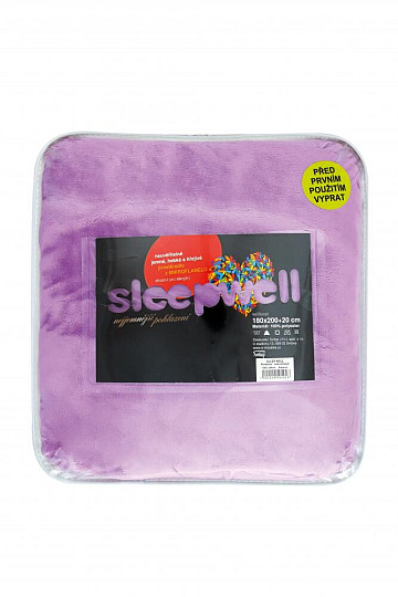 Prestieradlo mikroflanel SLEEP WELL LILA