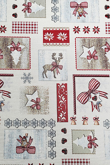 Gobelínová látka COUNTRY CHRISTMAS