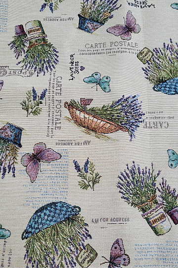 Gobelínová látka LAVANDER GARDEN 2