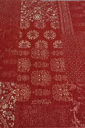 Luxusné vlnený koberec DJOBIE PATCH red