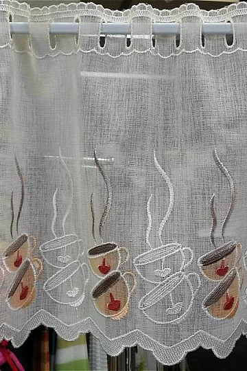 Záclona CAFFÉ