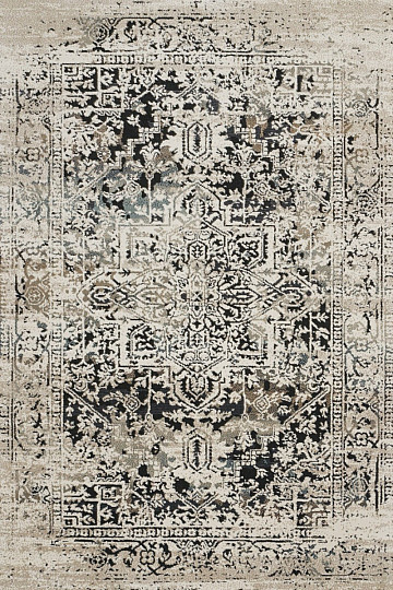 Kusový koberec BOHO geometrický antický bežový