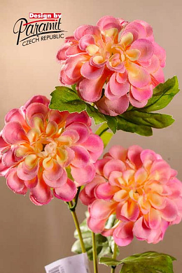 Dahlia ružovo-žltá 56 cm