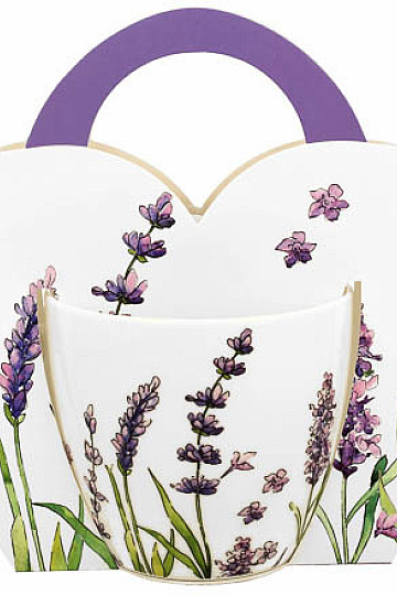 Lavender E porcelánový hrnček