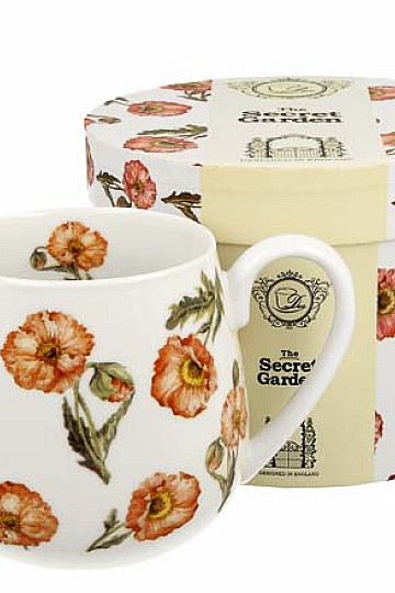 Porcelánový hrnček Wild poppies baculka