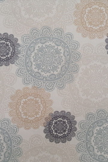 Dekoračné látka MANDALA šedo-béžová
