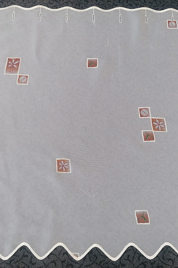 Záclona na vitrážku W872 / 070