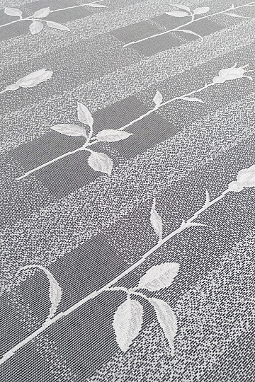 Žakárová záclona 300 cm tulipány
