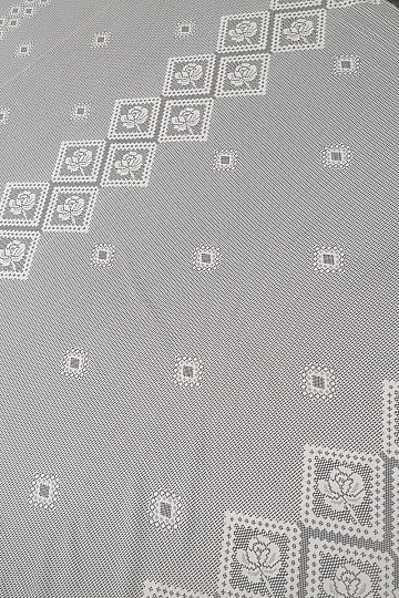 Žakárová záclona 86759/300 biela